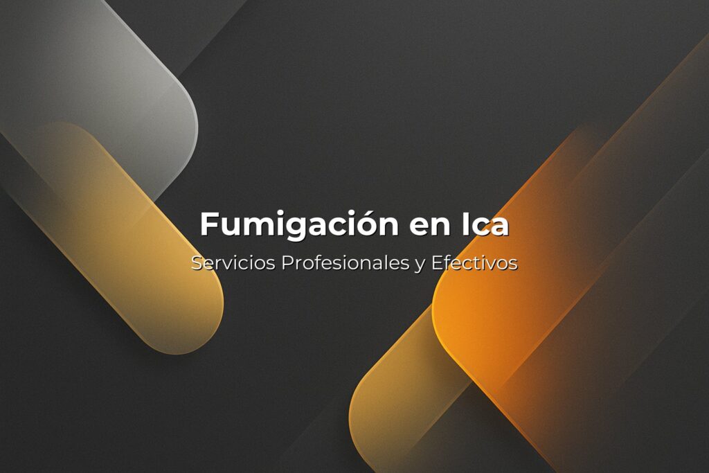 Fumigación en Ica